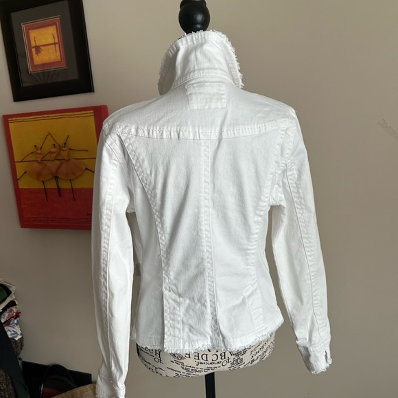 Willi Smith White Jean Jacket - Picture 3 of 4